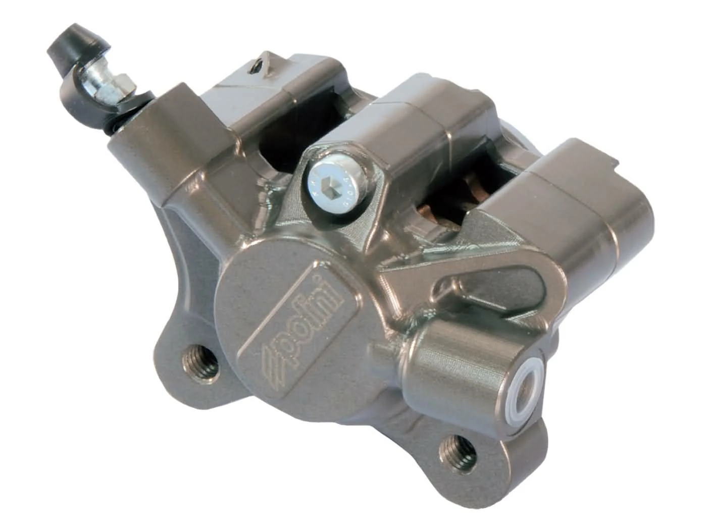 Bremssattel Hinten Polini CNC Racing Für Minarelli Liegend LC Mit Scheibenbremse 3 Bremssattel Hinten Polini CNC Racing Für Minarelli Liegend LC Mit Scheibenbremse