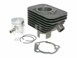Zylinderkit Polini Grauguss Sport 63ccm 10mm Kolbenbolzen Ohne Kopf Für Piaggio Boxer, Bravo, CBA, Ciao, Eco, Grillo, Si