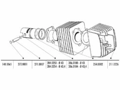Zylinderkit Polini Grauguss Sport 63ccm 12mm Kolbenbolzen Für Piaggio Ciao -Racing Planet Verkaufsgeschäft 140 0065 exp