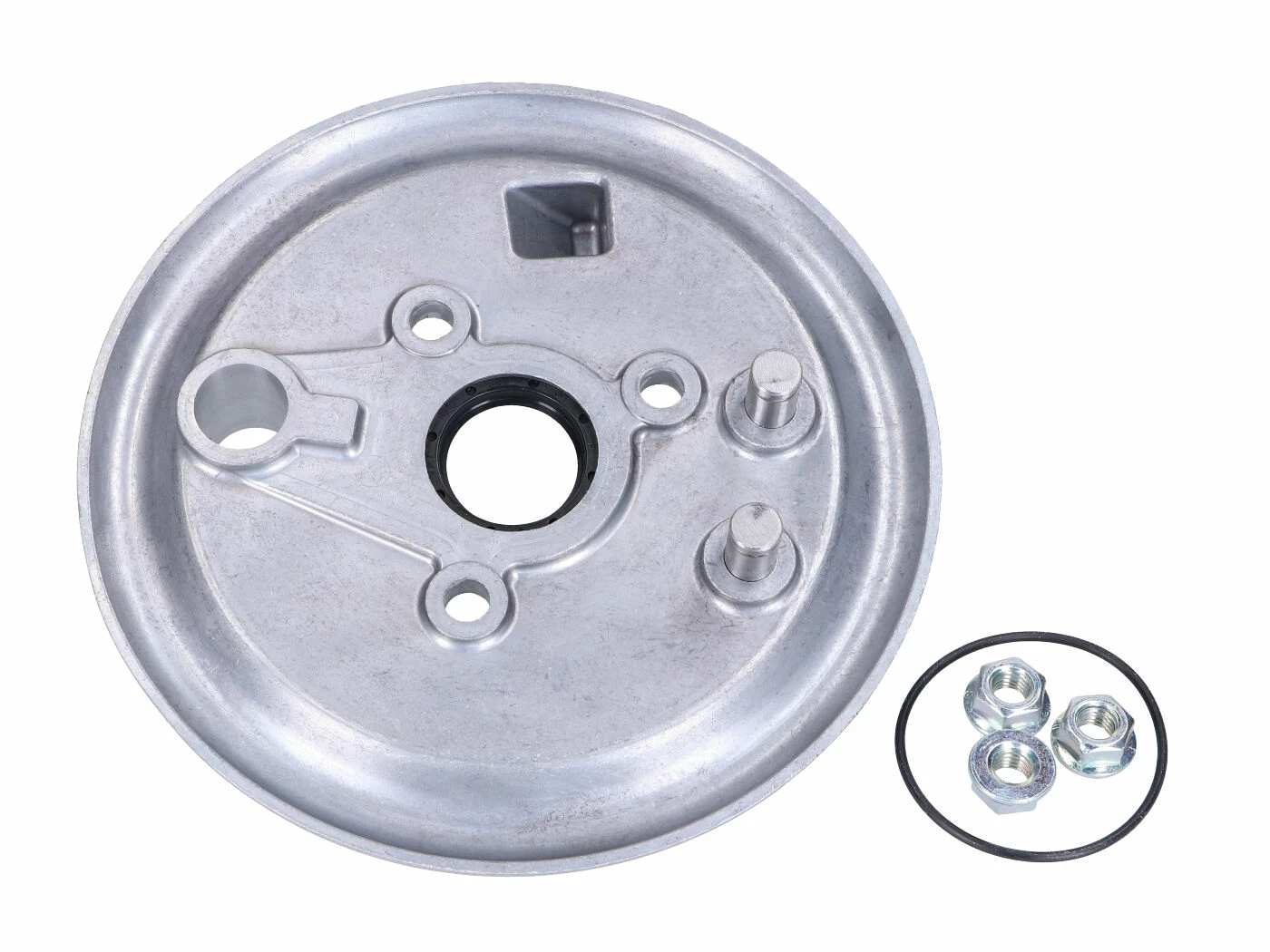 Bremsankerplatte Polini Hinten Für Vespa 50 N, S, ET3 Smallframe 50-125ccm 4 Bremsankerplatte Polini Hinten Für Vespa 50 N, S, ET3 Smallframe 50-125ccm – Bild 2