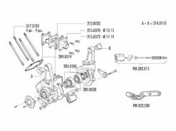 Kurbelgehäuse Komplett Polini Federnd Gelagert Für Peugeot 103, 104, 105, GL10 -Racing Planet Verkaufsgeschäft 170 0050 kurbelwellengehaeuse polini draw