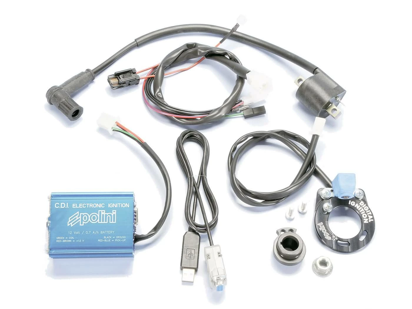 Zündung Polini Digital (Batteriezündung) Für Piaggio LC 3 Zündung Polini Digital (Batteriezündung) Für Piaggio LC