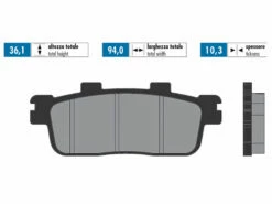 Bremsbeläge Polini Organisch Für Peugeot, SYM, TGB 5 Bremsbeläge Polini Organisch Für Peugeot, SYM, TGB -Racing Planet Verkaufsgeschäft 174 0100 draw