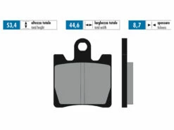 Bremsbeläge Polini Sinter Für Suzuki AN Burgman 250, 400 -2006 5 Bremsbeläge Polini Sinter Für Suzuki AN Burgman 250, 400 -2006 -Racing Planet Verkaufsgeschäft 174 2018 draw