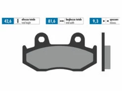 Bremsbeläge Polini Sinter Für Honda NES SES PES/PS SH CH 125/150 4T -Racing Planet Verkaufsgeschäft 174 2034 draw