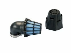 Luftfilter Polini Blue Air Box 37mm 90° Schwarz-blau
