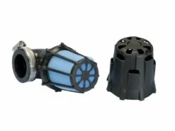 Luftfilter Polini Blue Air Box Klein 37mm 90° Schwarz-blau