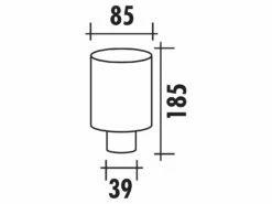 Luftfilter Polini Evolution 2 39mm Gerade Schwarz-blau -Racing Planet Verkaufsgeschäft 203 0146 draw