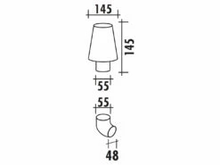 Luftfilter Polini Big Evolution 48, 55mm Schwarz-blau -Racing Planet Verkaufsgeschäft 203 0159 shop