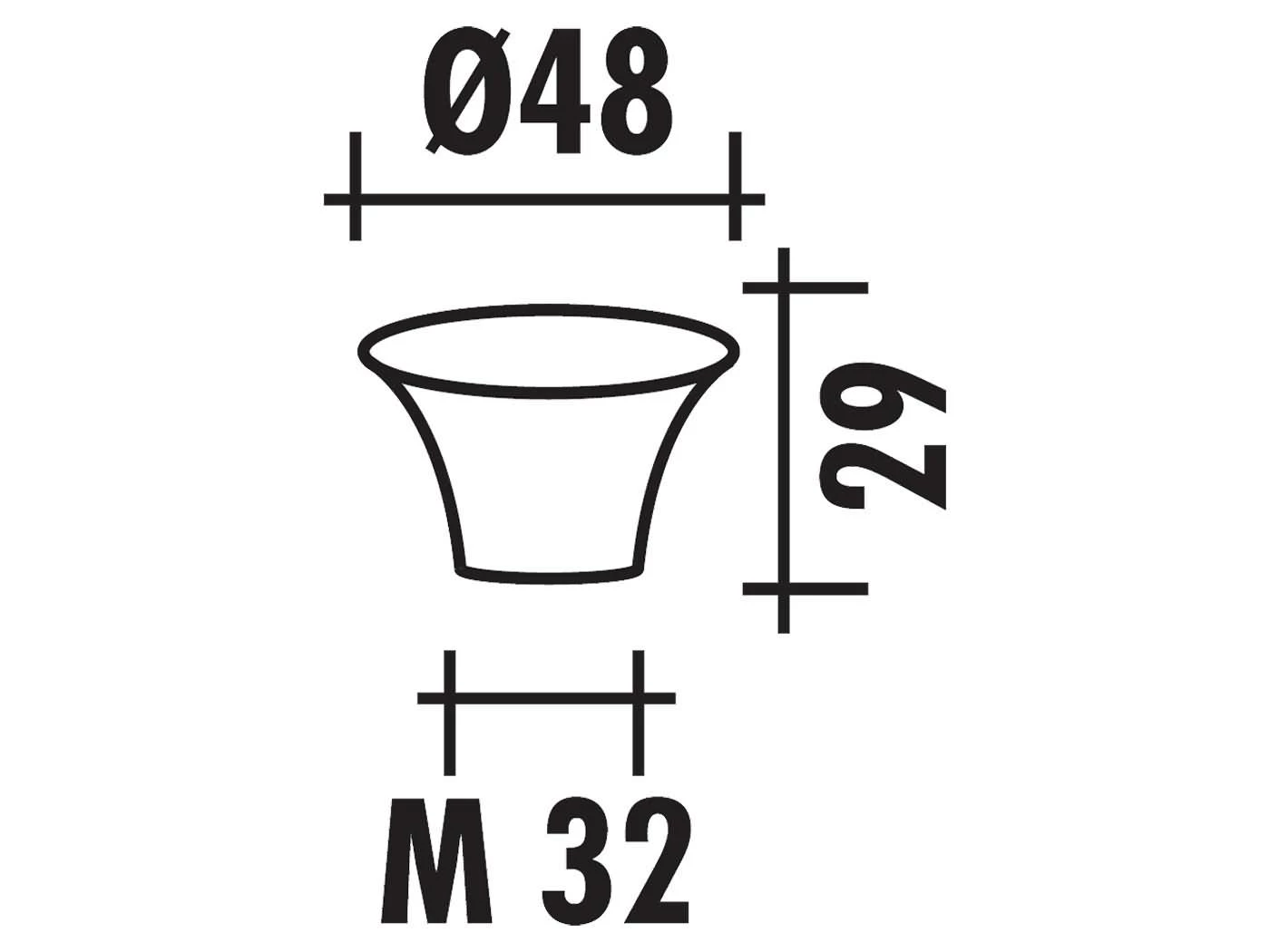 Ansaugtrichter Polini M32x1,25 Für PHBG Vergaser 4 Ansaugtrichter Polini M32x1,25 Für PHBG Vergaser – Bild 2