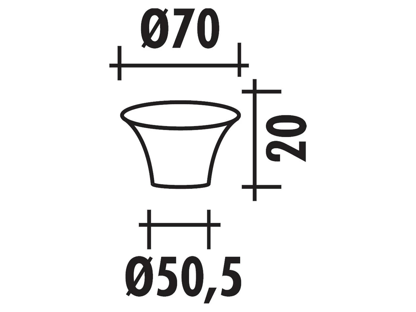 Ansaugtrichter Polini Anschlussweite 50,5mm Für 24-30mm Flachschieber Vergaser 4 Ansaugtrichter Polini Anschlussweite 50,5mm Für 24-30mm Flachschieber Vergaser – Bild 2