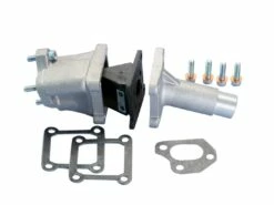 Ansaugstutzen Polini Membran 19/23mm Für Piaggio Ape 50 FL, FL2, FL3, RST Mix Mit SHBC 19.19 Vergaser