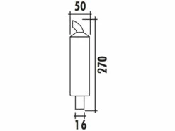 Endschalldämpfer Polini Aluminium Schwarz, 16mm Aufnahme -Racing Planet Verkaufsgeschäft 218 0015 16 draw