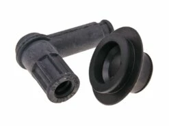 Zündkerzenstecker Polini Schwarz D=12mm Für Piaggio, Vespa 50, 125ccm