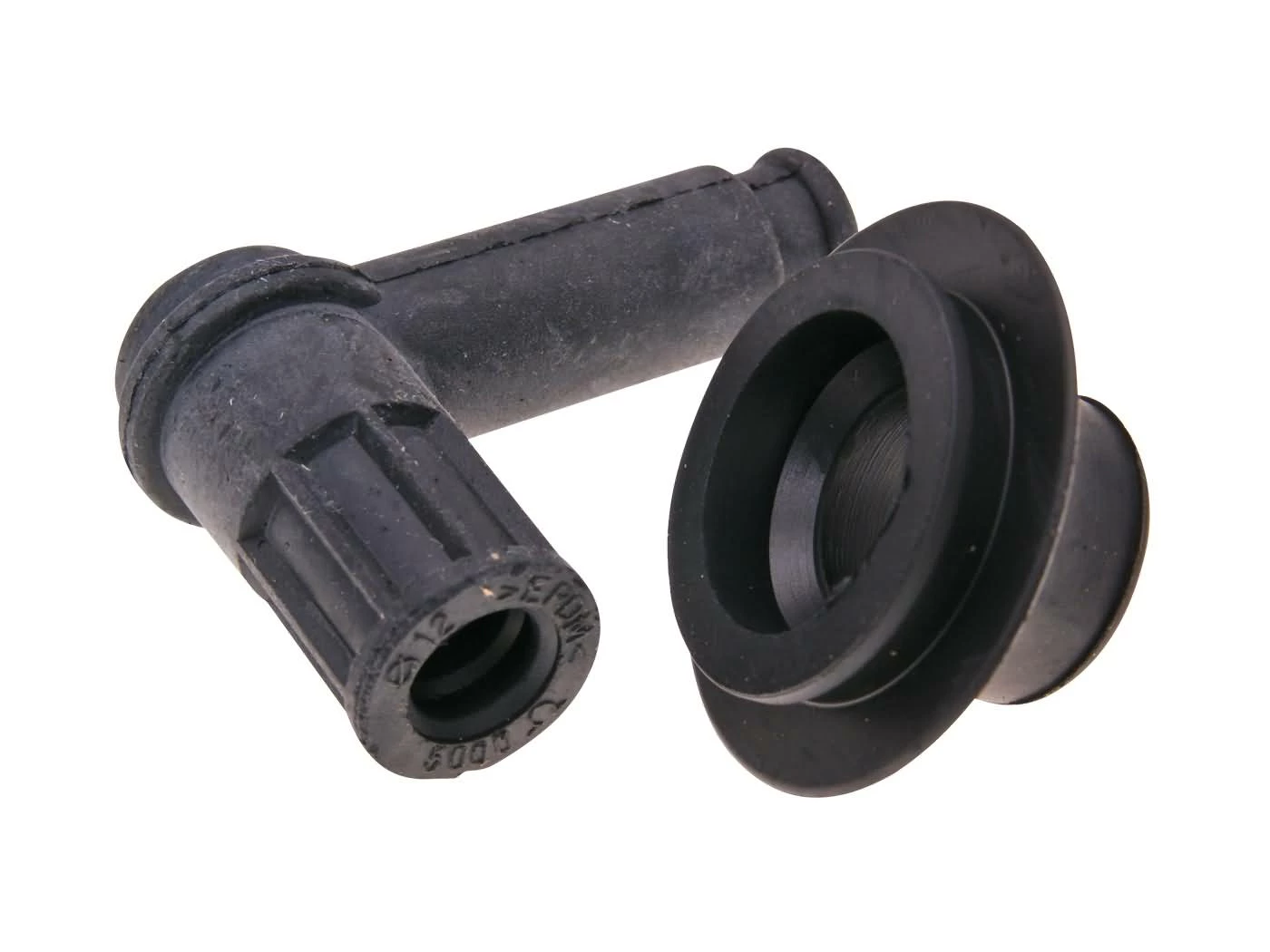 Zündkerzenstecker Polini Schwarz D=12mm Für Piaggio, Vespa 50, 125ccm 3 Zündkerzenstecker Polini Schwarz D=12mm Für Piaggio, Vespa 50, 125ccm