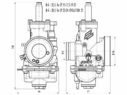 Racing Planet Verkaufsgeschäft -Racing Planet Verkaufsgeschäft polini cp carb spare parts measures