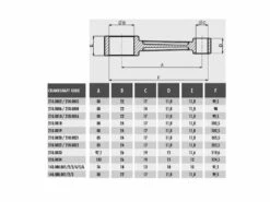 Kurbelwelle Polini Evolution 2 80mm / 12mm Für Minarelli Liegend -Racing Planet Verkaufsgeschäft polini kurbelwellen abmessungen 4